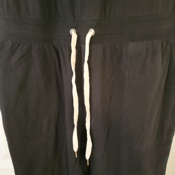 N: Philanthropy Sz S World Jumpsuit Drawstring Waist Distressed Joggers - Picture 5 of 14
